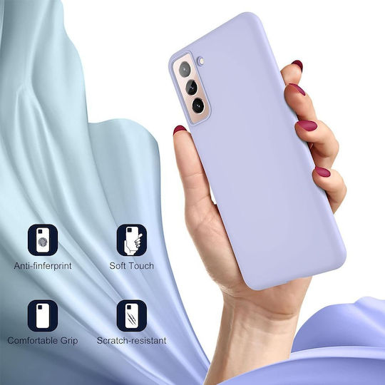 Back Cover Σιλικόνης / Πλαστικό Μωβ (Galaxy S21 5G)
