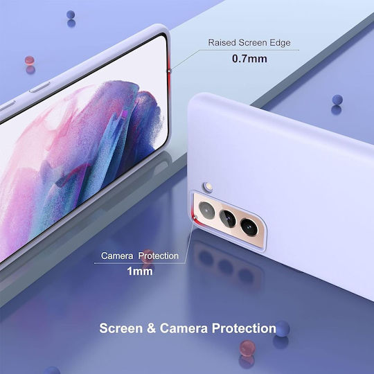 Back Cover Σιλικόνης / Πλαστικό Μωβ (Galaxy S21 5G)