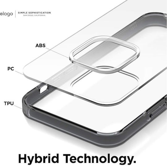 Elago Umschlag Rückseite Silikon Transparent (iPhone 2020, elago)