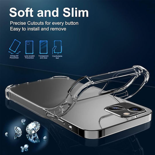 Back Cover Σιλικόνης Διάφανο (iPhone 13)