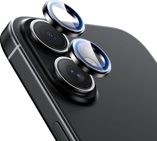 Tech-Protect Camring Fit+ Camera Protection Tempered Glass Black for the Redmi Note 15 Pro+ / Redmi Note 15 Pro 5G / Poco M8 Pro