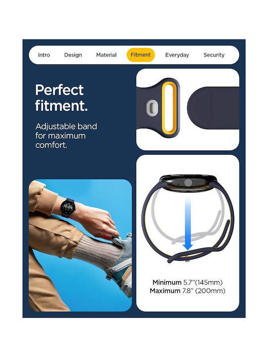 Spigen Nano Pop Band Blueberry Navy Google Pixel Watch 4/3 45mm Amp09490