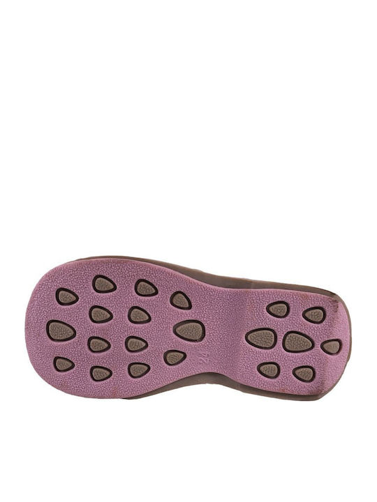 Παιδικές Μπαλαρίνες mit Bügel- und Schleifenverschluss Leder Rosa