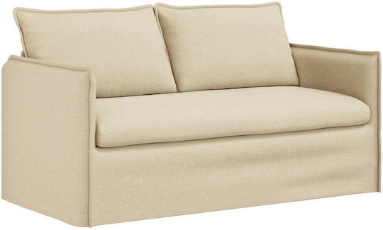 Living Room Furniture Set 2-Seater & Armchair Beige