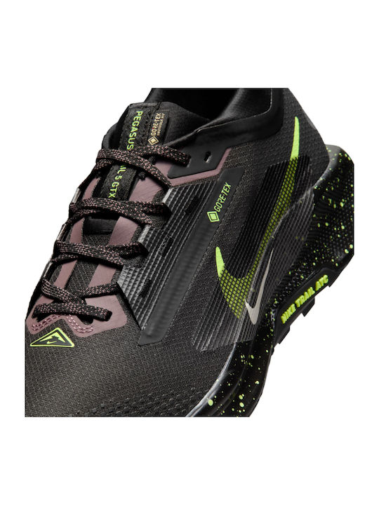 Pegasus Trail 5 Gore-tex Sport Shoes Trail Running Black Waterproof with Gore-Tex Membrane