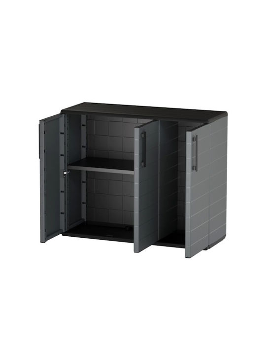 Τρίφυλλη Ντουλάπα Plain Πλαστική 102x37x84εκ.