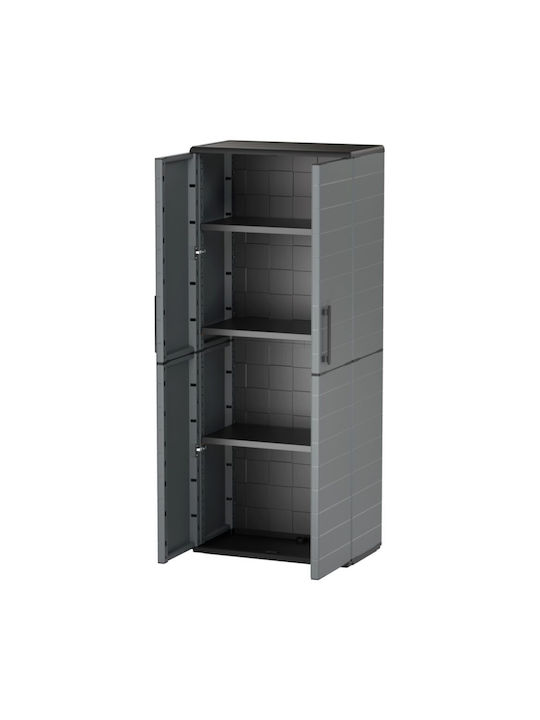 Δίφυλλη Ντουλάπα Plain Πλαστική 68x37x163εκ.
