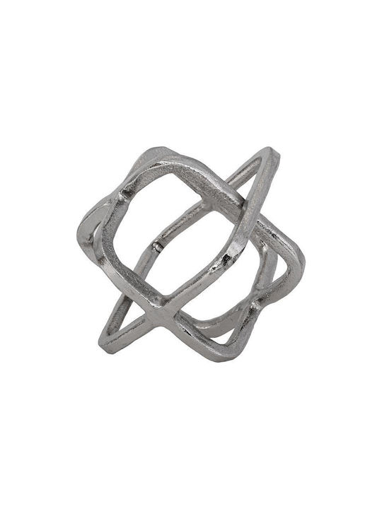 Fylliana Διακοσμητικό Χώρου Cube από Μέταλλο 15x13x14cm