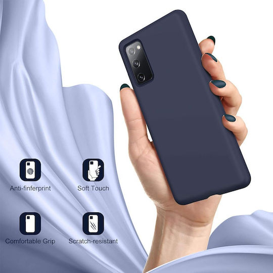 Back Cover Silicon / Plastic Albastru (Galaxy S20 FE)