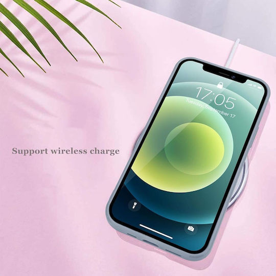Задна корица Силикон с Каишка Сив (iPhone 12)