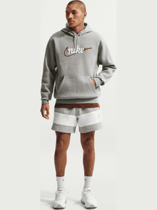 Sportswear Club Суитшърт с Качулка Сив