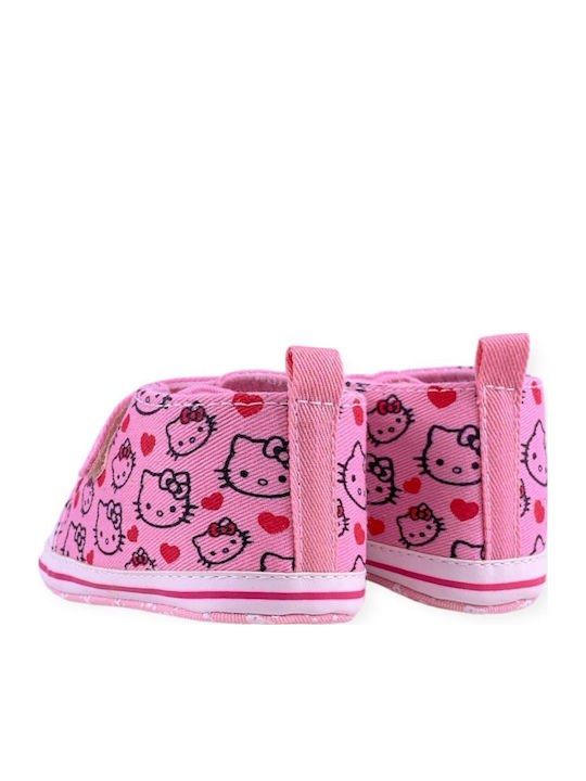Chippo Βρεφικά Sneakers Αγκαλιάς Ροζ