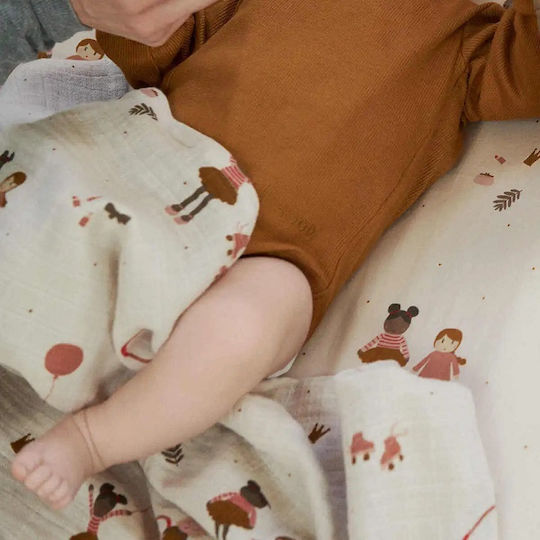 Liewood Muslin Swaddle Wrap 65x65cm.