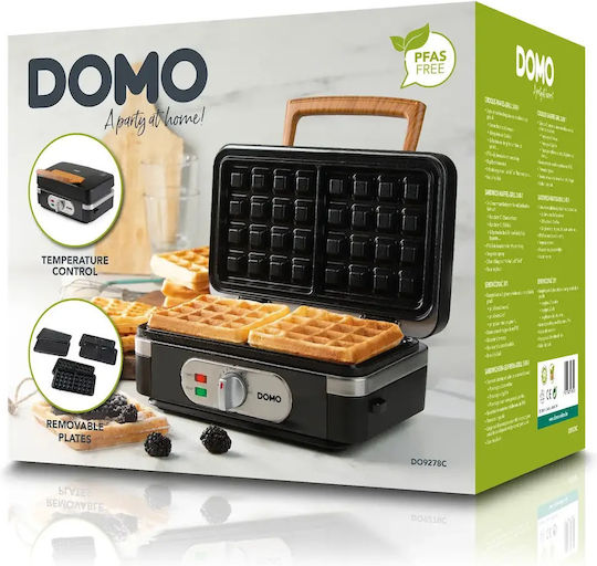 Sandwichmaker Grill mit Abnehmbaren Platten 1100W