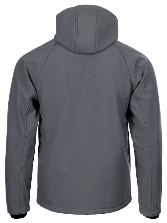 Stenso Reef Work Jacket Softshell with Hood Gray