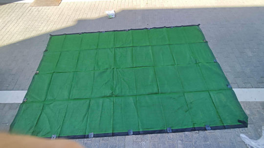 Dalimond Δίχτυ Σκίασης Πράσινο με Κρίκους 4x6m 150gr/m²