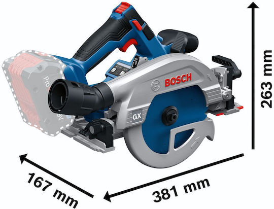 Bosch GKS 18V-57-2 GX Fierăstrău Circular Fără Perii 18V Solo