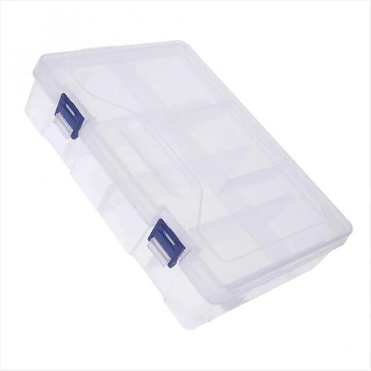 Haitronic Werkzeugkoffer-Organisator 8 Positionen Transparente 22.5x15.5x6cm