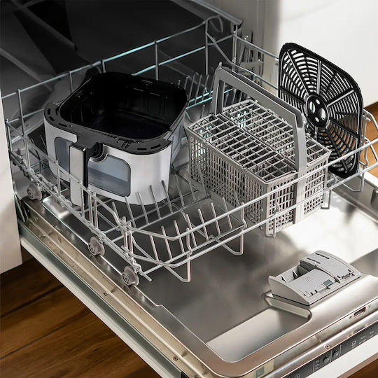 Tesla AirCook Q70 XXL Wi-Fi Pro Еър Фрайър с Wi-Fi 9л Сребърен