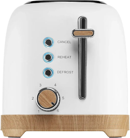 Philco Тостер Двуместна 850W Бяла