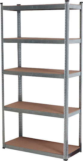 Bormann BSR2100 Raft Dexion Galvanizat 100x45x190cm cu 5 Rafturi Rezistență Totală 875kg
