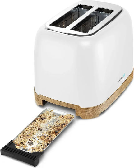 Philco Тостер Двуместна 850W Бяла