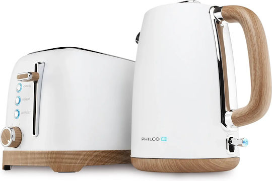 Philco Тостер Двуместна 850W Бяла