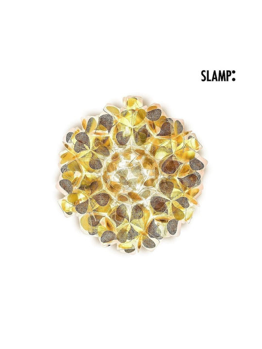 Slamp Ceiling Mount Light 53cm Gold with Socket E27