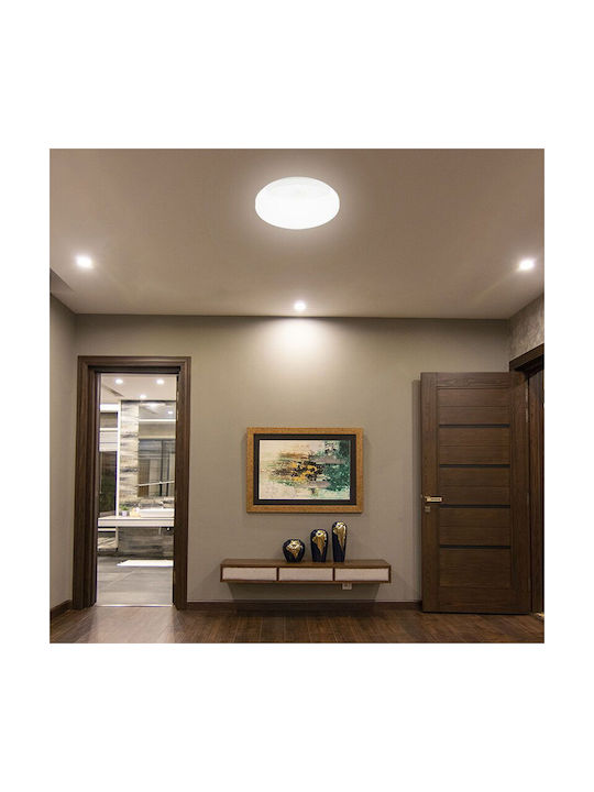 V-TAC Outdoor Ceiling Flush Mount with Integrated LED in White Color 23420