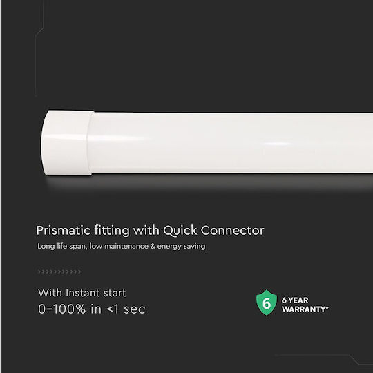 V-TAC Commercial Linear LED Ceiling Light 10W Cold White 30cm