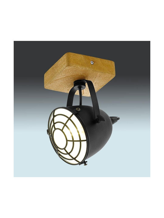 Eglo Gatebeck Einzel Spot mit Fassung E14 in Schwarz Farbe