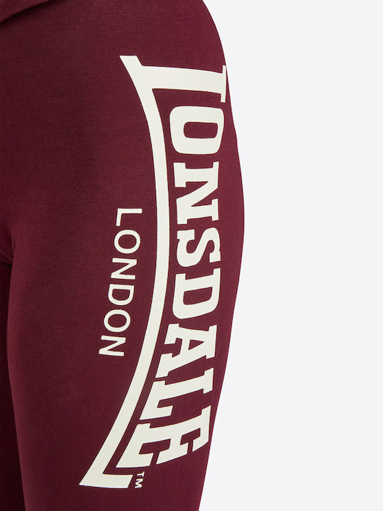 Lowstoft Frauen Leggings Oxblood/ecru