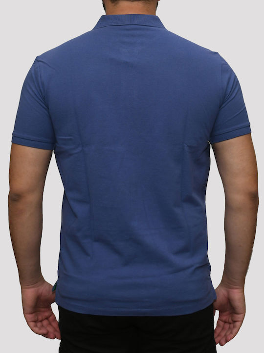 Short Sleeve Blue Men’s Blouse