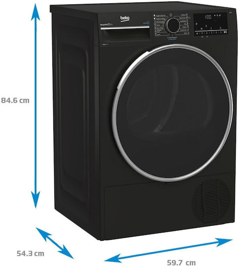 Beko B3T68239MGEU Uscător de rufe 8kg cu pompă de căldură