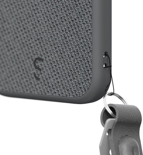 Shiftcam Back Cover Fabric 2mm with Strap Gray (Galaxy M12)