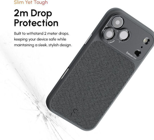 Shiftcam Back Cover Fabric 2mm with Strap Gray (Galaxy M12)