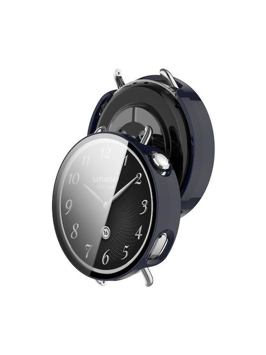 Protecție Carcasă Ceas Xiaomi Watch S4 41mm Folie Albastru Cerneală