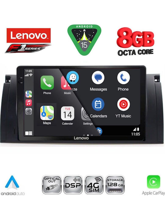 Lenovo Car Audio System for BMW Series 5 (E39) / X5 (E53) 1997-2005 with Touch Screen 9 inches Lenovo SSR 10045 CPA
