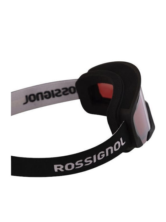 Rossignol Spiral Ski & Snowboard Goggles Kids Black with Lens in Black Color