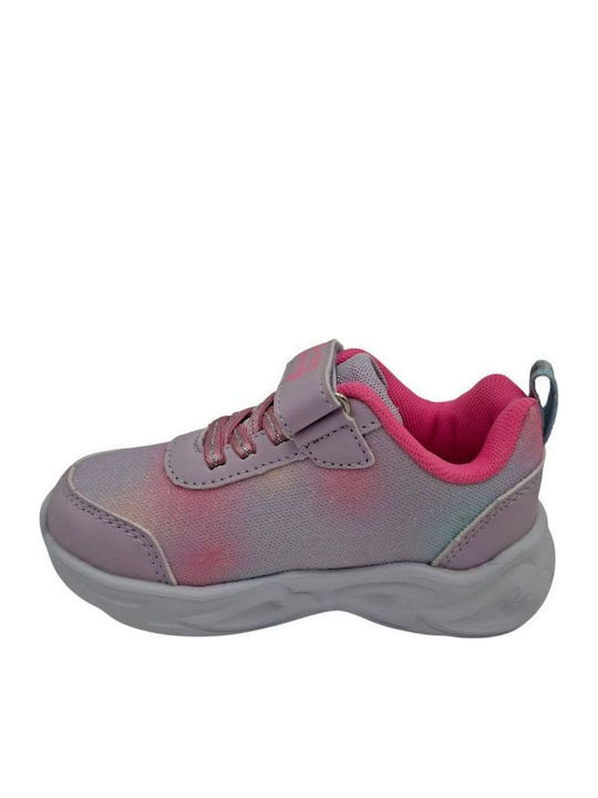 Kids Sneakers with Lights Pink