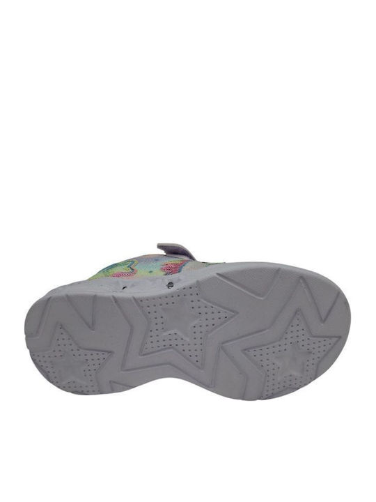 Παιδικά Sneakers με Φωτάκια Λιλά