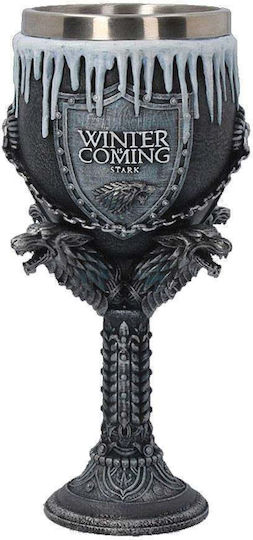 Nemesis Now Glass made of Stainless Steel in Gray Color Goblet