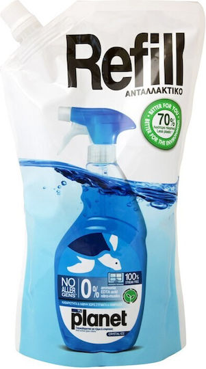 myPlanet Crystal Ice Ανταλλακτικό για Καθαριστικό Υγρό Τζαμιών 750ml