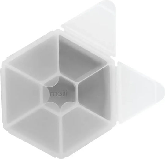 Melii Hexagon Plastik Kinder Lebensmittelbehälter 0.133Es Gray
