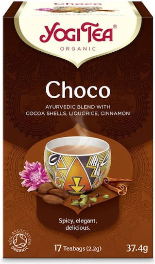 Yogi Tea Μαύρο Τσάι Βιολογικό Προϊόν Choco 34 Φακελάκια 34gr