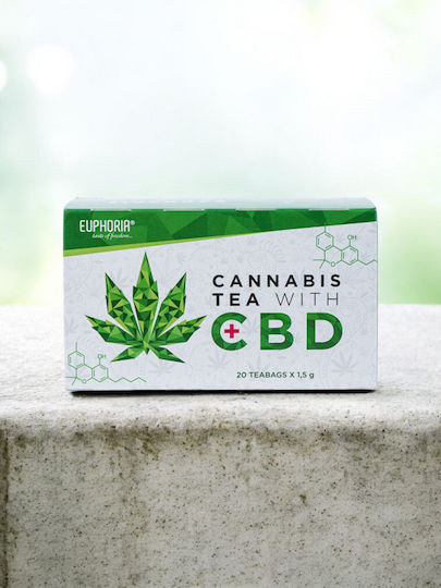 Euphoria Cannabis Tea With CBD Κάνναβη 20 Φακελάκια 30gr