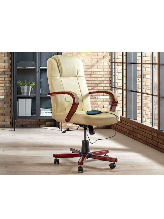 Epipla1.gr Berwyn 855 Bürostuhl Mit Armlehnen Beige