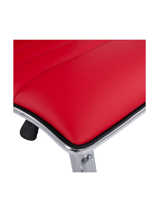 Stool Bar Nexus with Adjustable Height Red 2pcs 40x47.5x115cm