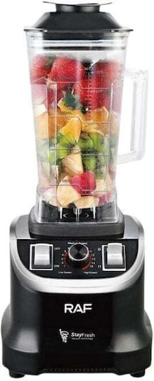 Raf Blender With Plastic Jug 2 Lt 1800W Black R-2828