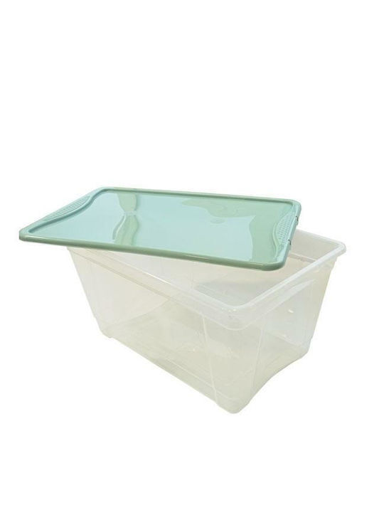 Cyclops Mega Plastic Storage Box with Lid Transparent 59x40x37cm